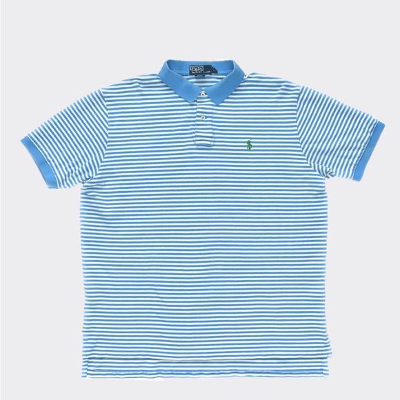 Polo Ralph Lauren Other - Polo by Ralph Lauren Baby Blue Stripe Polo Shirt